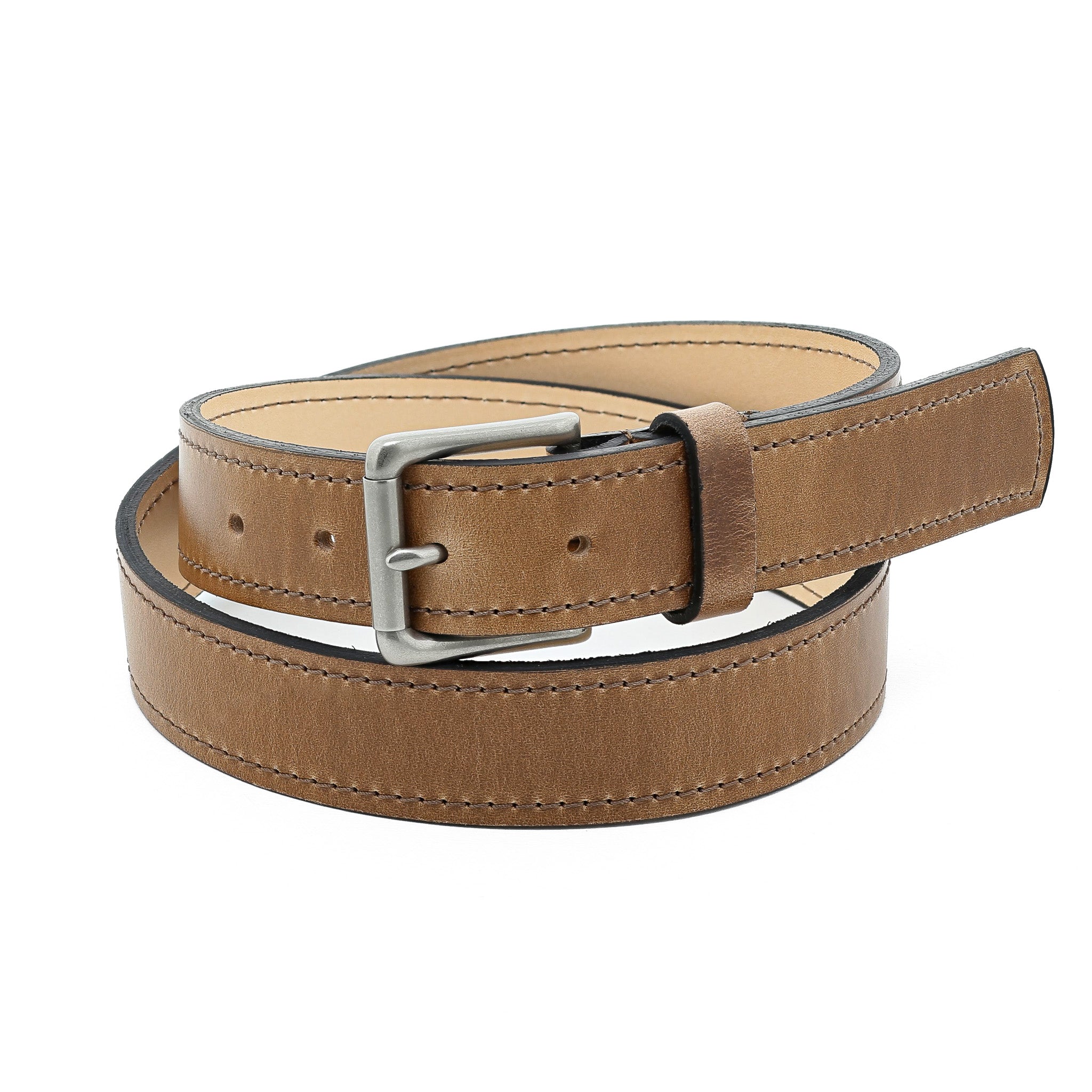 Slim Chromexcel Belt Nickel Buckle | Rancourt & Co. | Men's Boots
