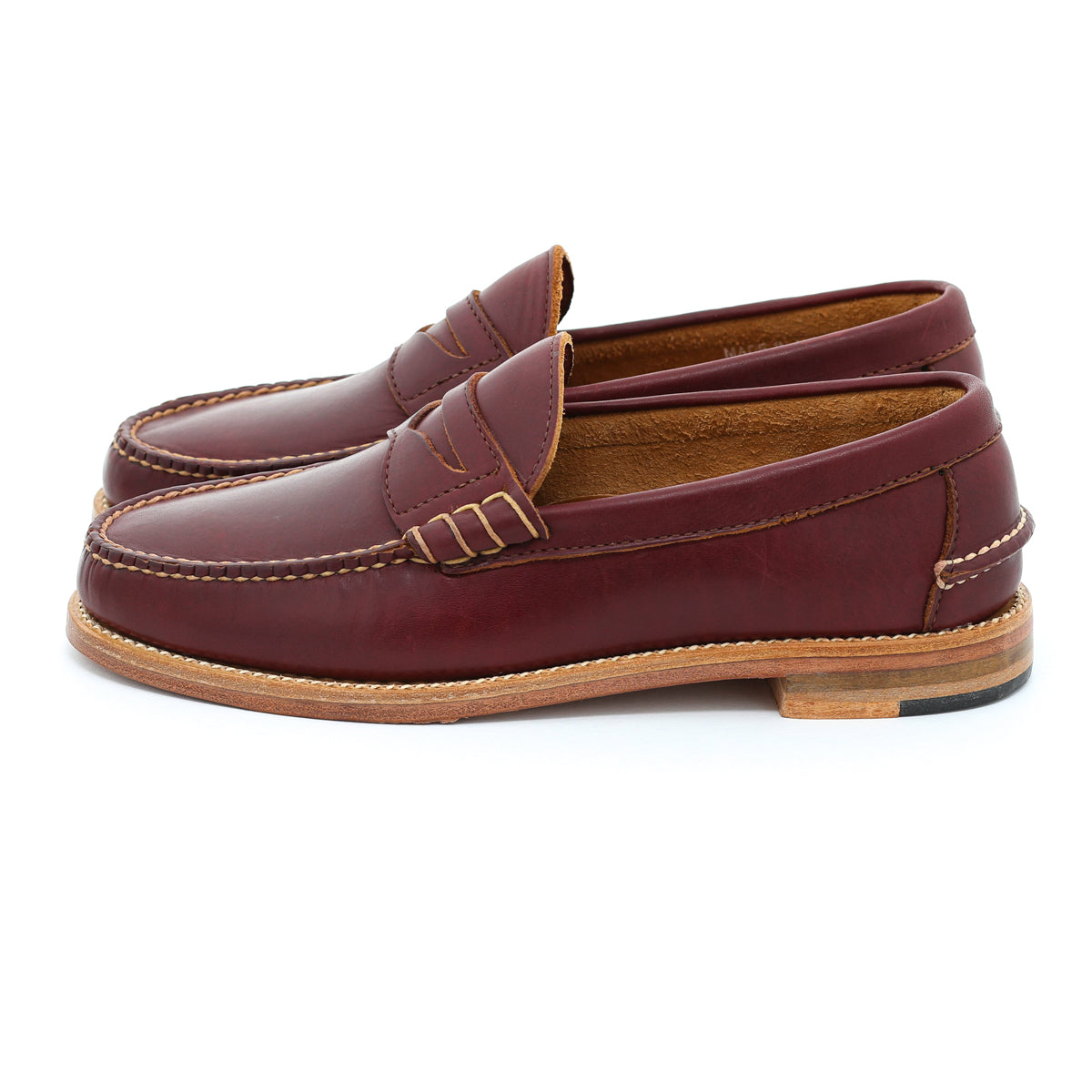 Beefroll Penny Loafers - Natural Chromexcel, Rancourt & Co.