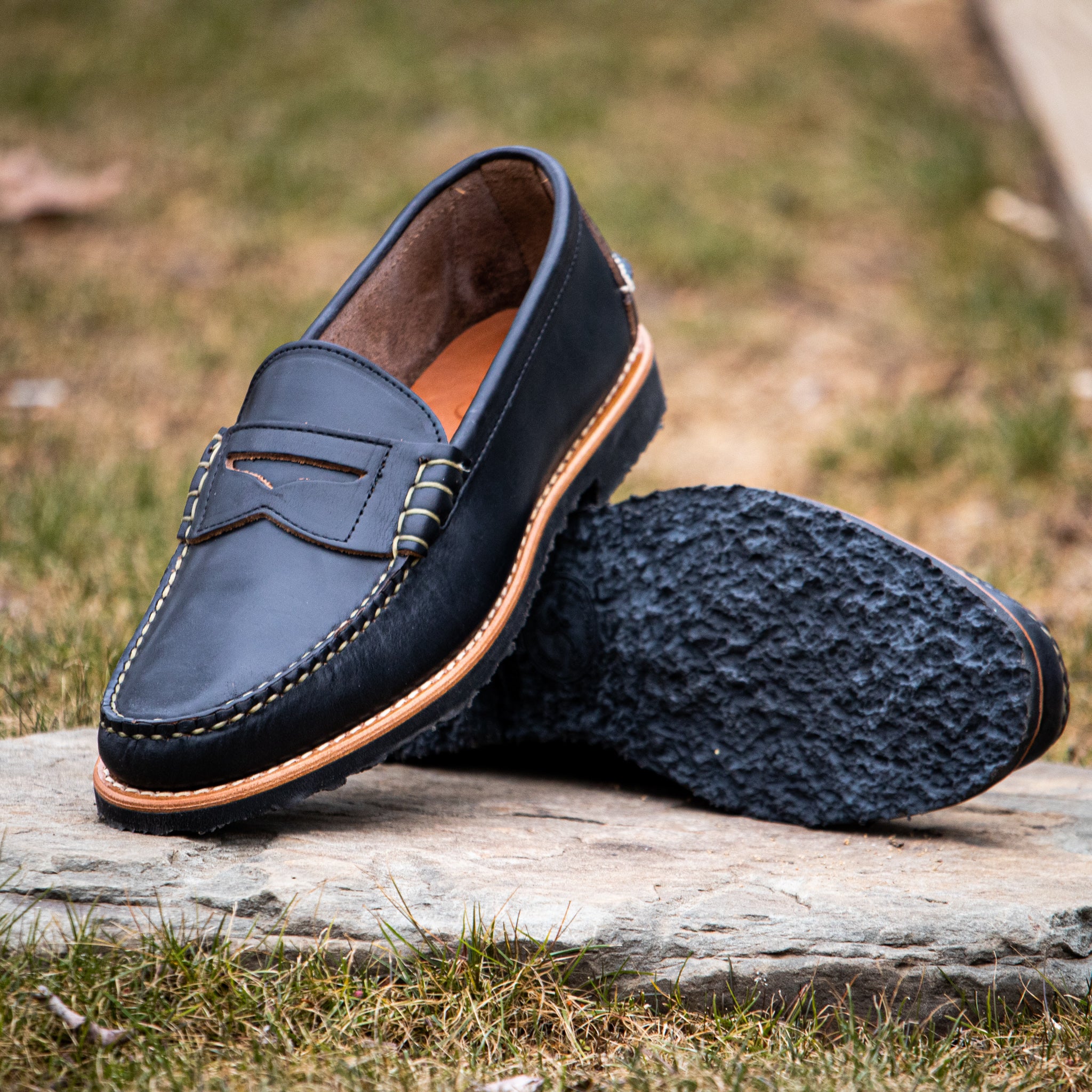 Pinch Penny Loafers - Black Chromexcel, Rancourt & Co.