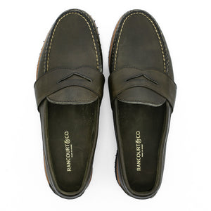 Weltline Penny Loafers - Olive Labrador