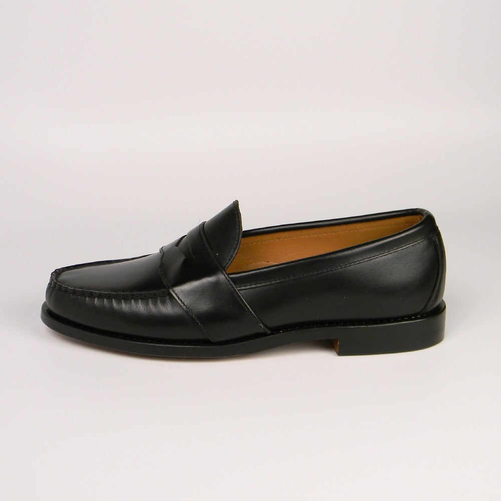 Pre-Order Weltline Penny Loafers - Black Calf