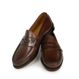 Pre-Order Weltline Penny Loafers - Dark Brown Calf