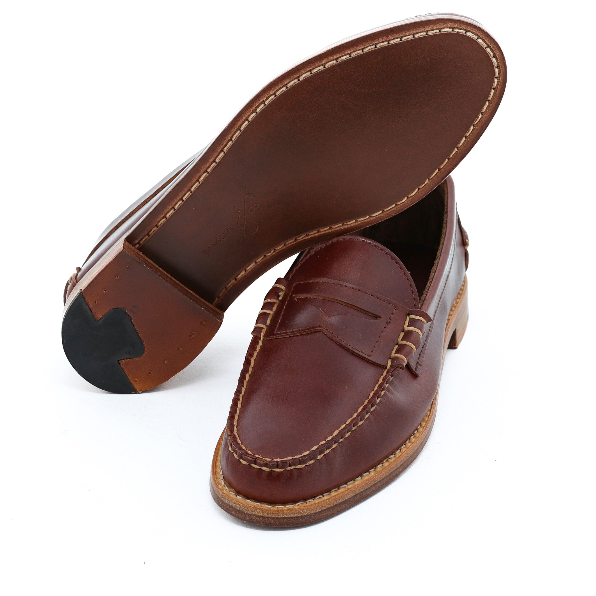 Beefroll Penny Loafers - British Tan