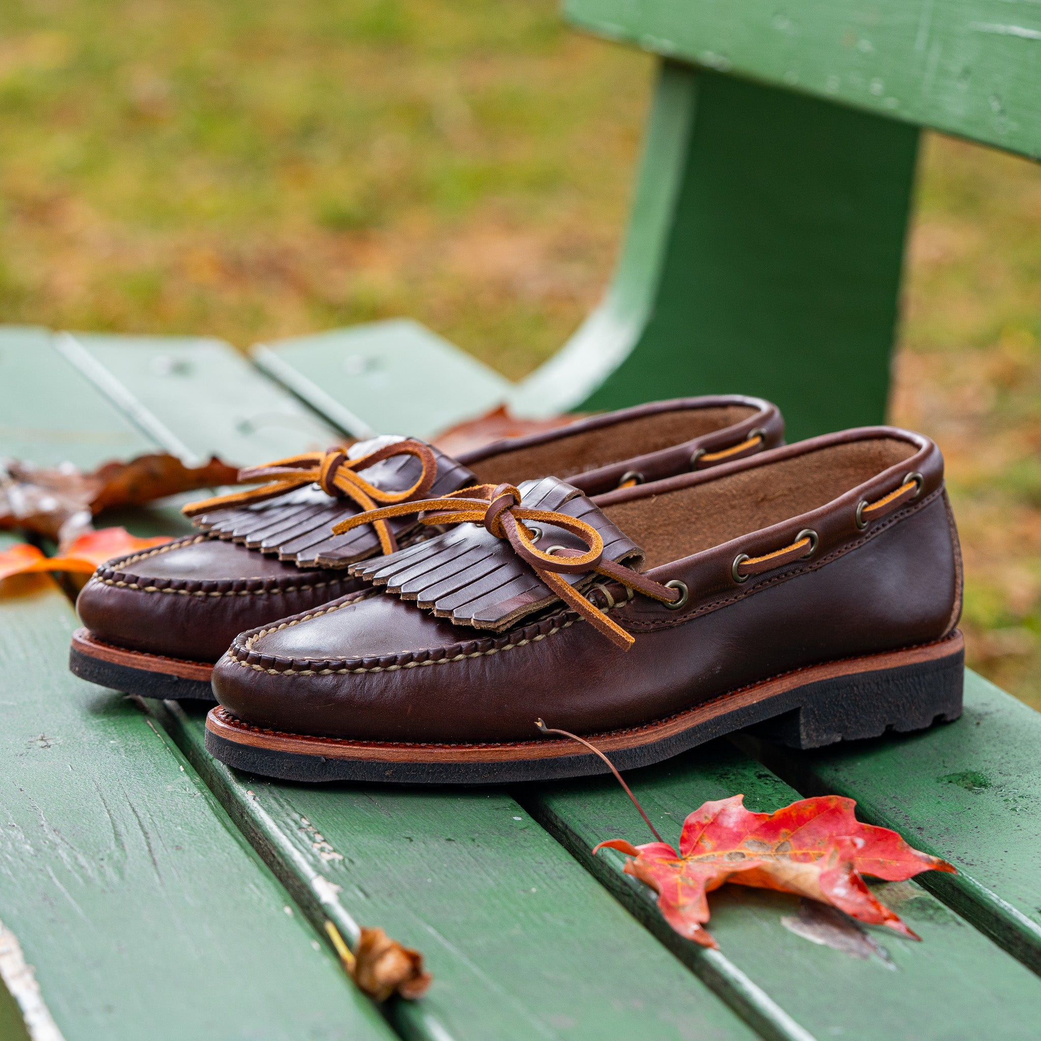 Beefroll Penny Loafers - Carolina Brown Chromexcel