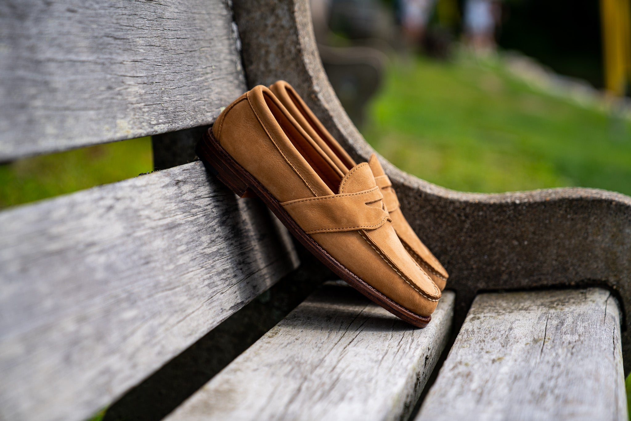 Weltline Penny Loafers - Camel Cotswold