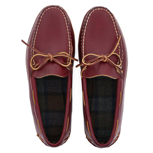 Harrington Slipper - Burgundy