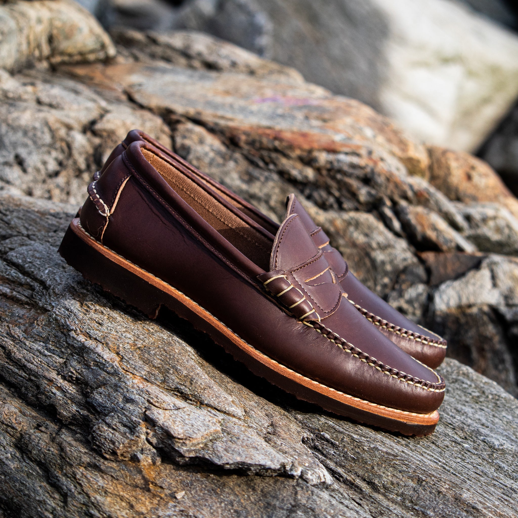 Pre-Order Beefroll Penny Loafers LH - Heritage Brown