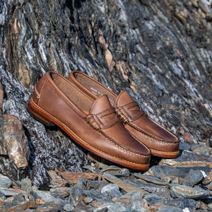 Pre-Order Beefroll Penny Loafers - Natural