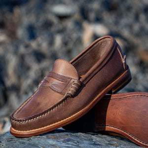 Pre-Order Beefroll Penny Loafers - Natural