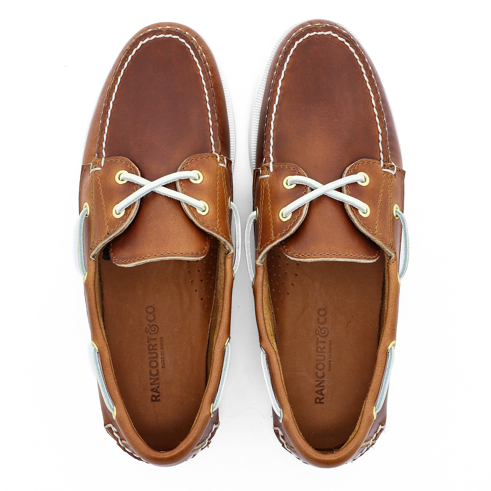 Marion Boat Shoe Chicago Tan | Rancourt & Co. | Men's Boots and Shoes