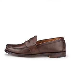 Pre-Order Weltline Penny Loafers - Dark Brown Calf