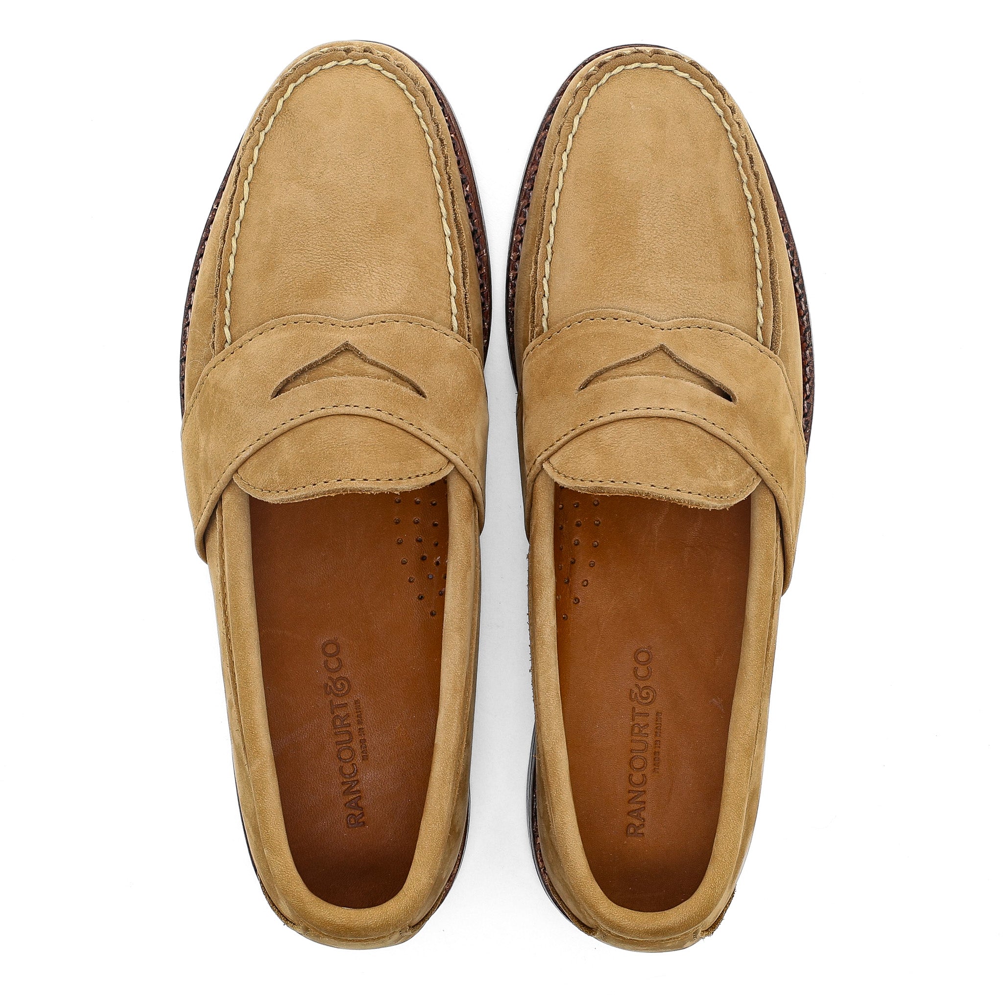 Weltline Penny Loafers - Camel Cotswold