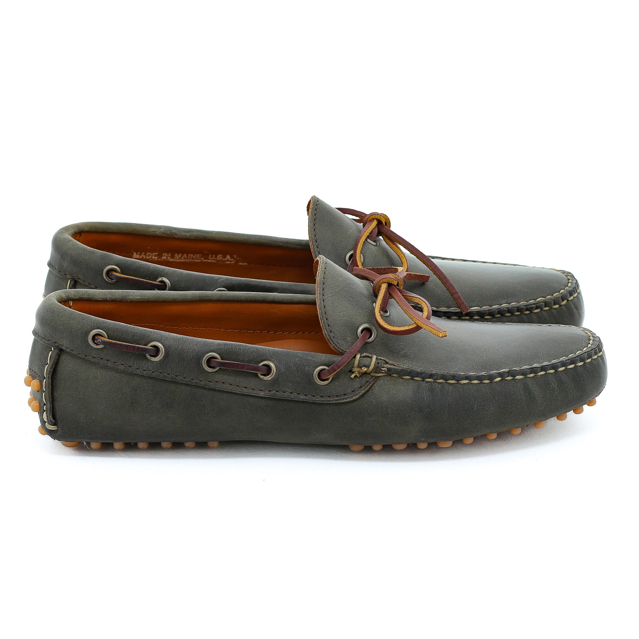 Westbrook Driving Moc - Olive Bulldog