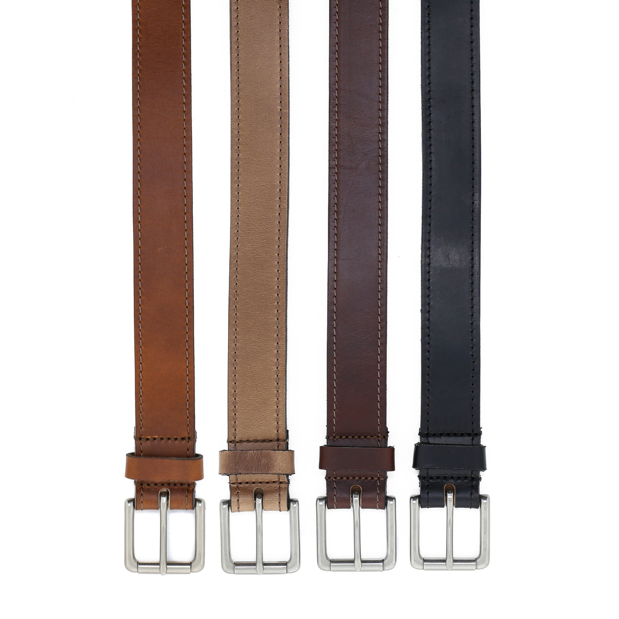 Slim Chromexcel Belt Nickel Buckle