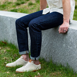 Bennett Court Sneaker - Cream Suede