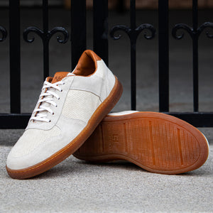 Bennett Court Sneaker - Cream Suede