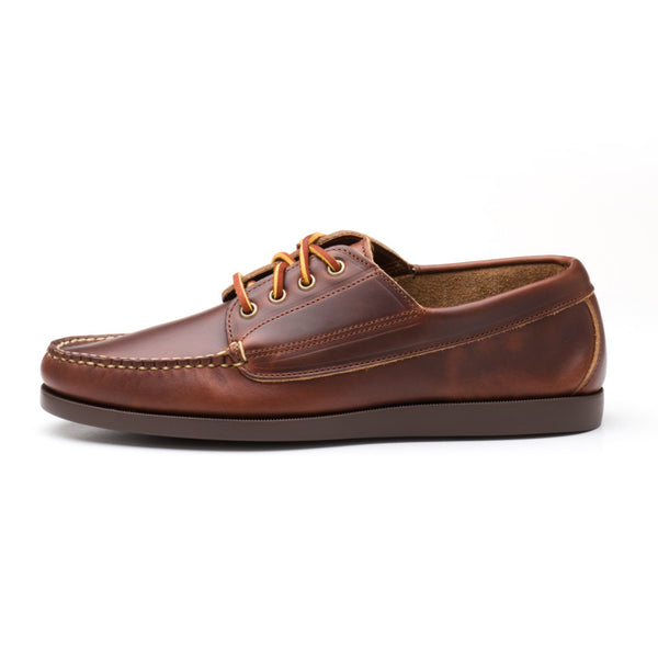 Ranger glossed-leather brogues